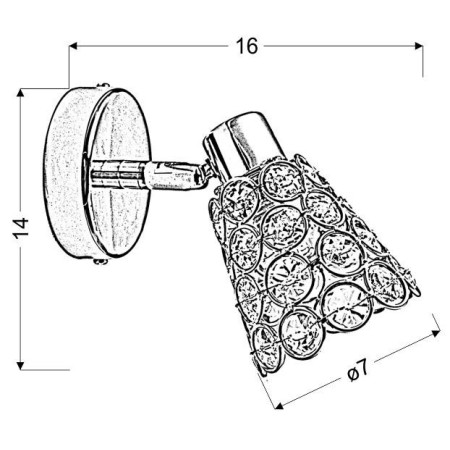 Candellux GLOSSY 91-97432 1xG9
