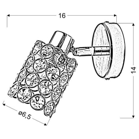 Candellux YORK 91-97388 1xG9