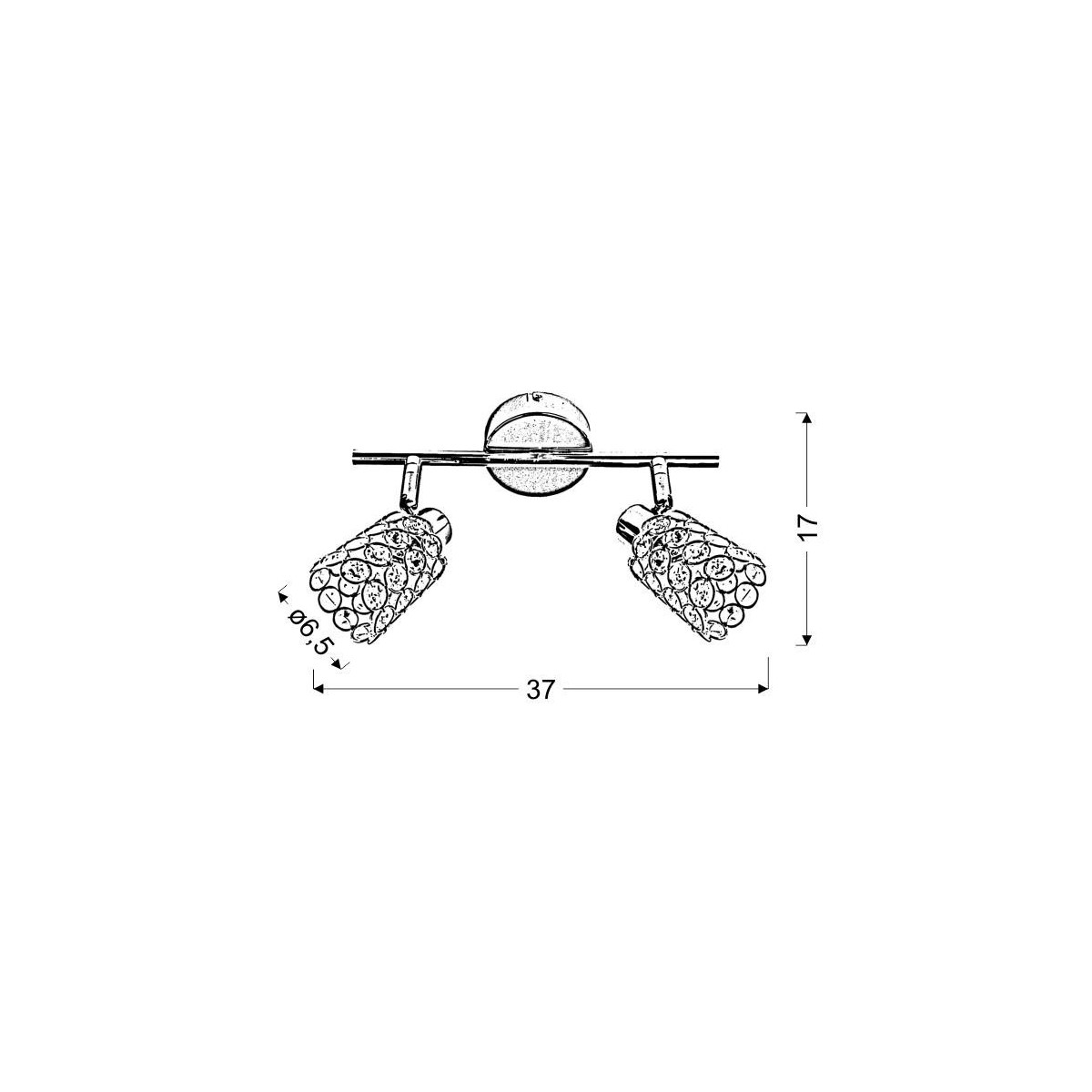Candellux YORK 92-97395 2xG9