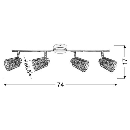 Candellux YORK 94-00118 4xG9