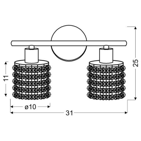 Candellux ROYAL 92-36257 2xG9
