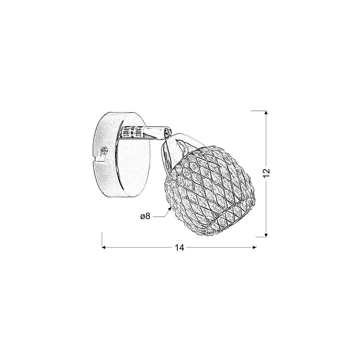 Candellux CLEAR 91-06905 1xG9