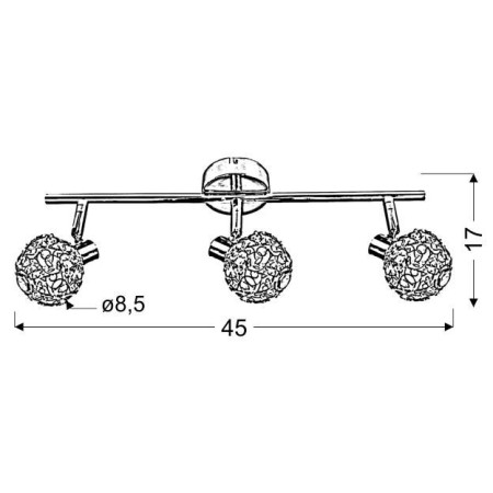 Candellux COLLAR 93-13668 3xG9