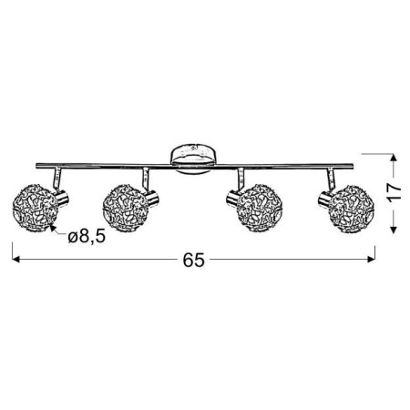 Candellux COLLAR 94-13743 4xG9