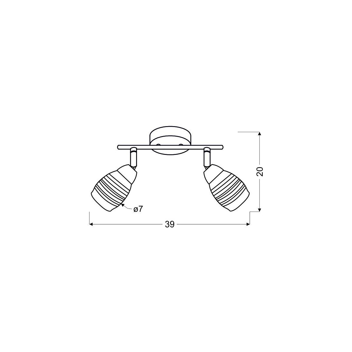 Candellux MILTON 92-41265 2xE14