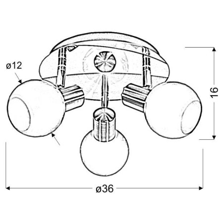 Candellux AVILA 98-07131 3xE14