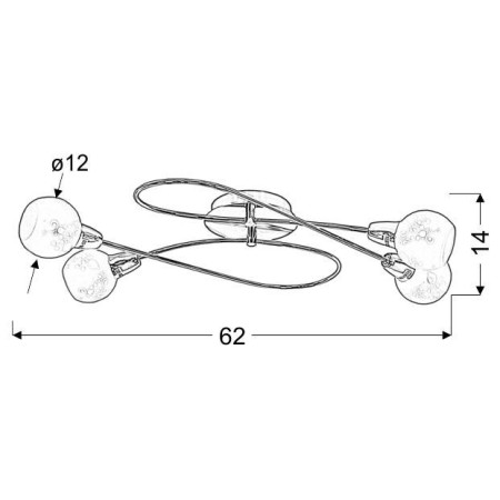 Candellux AVILA 98-07148 4xE14
