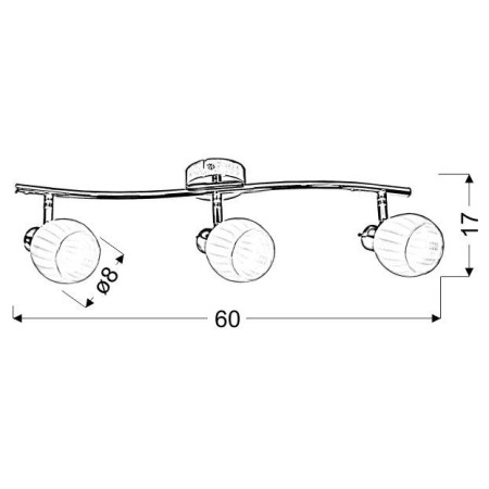 Candellux BARS 93-06769 3xG9