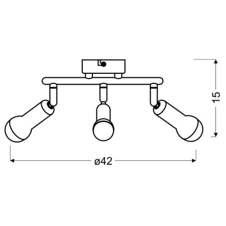 Candellux ARC 98-63304 3xE14