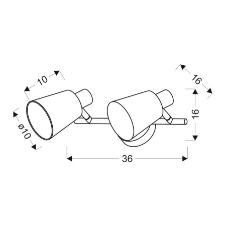 Candellux PIN 92-70654 2xE14