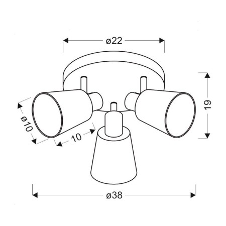 Candellux PIN 98-70661 3xE14