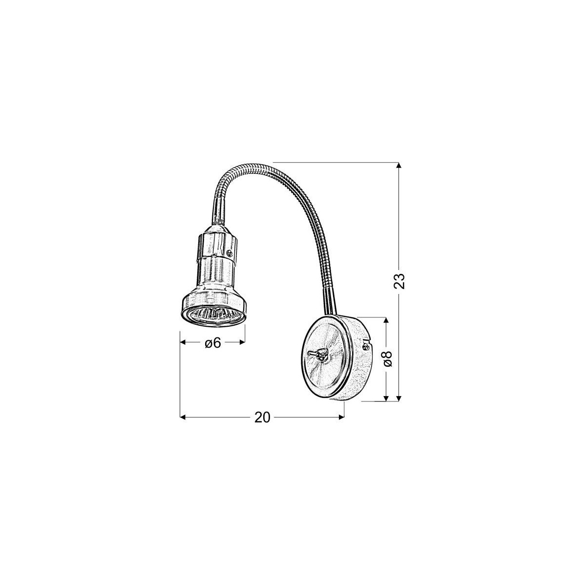 Candellux ARKON 91-60037 1xGU10