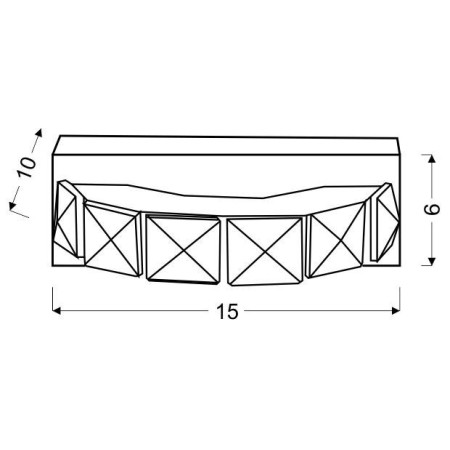 Candellux SHIPI 21-45256 1xLED - 150 lm - 1X3W LED - 6000K