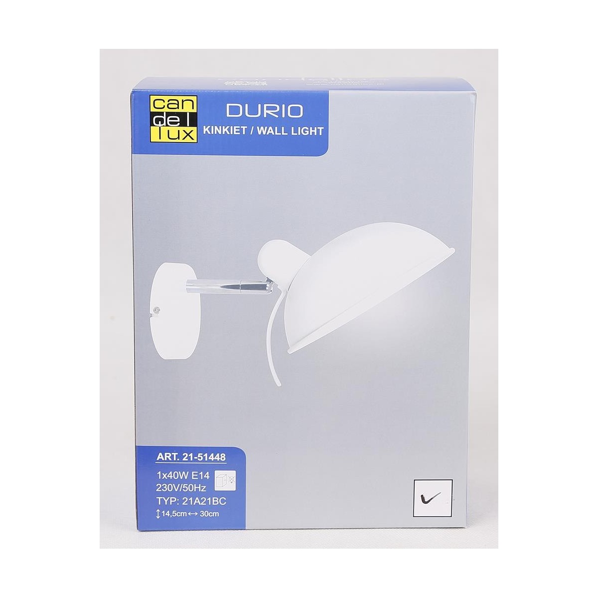 Candellux DURIO 21-51448 1xE14