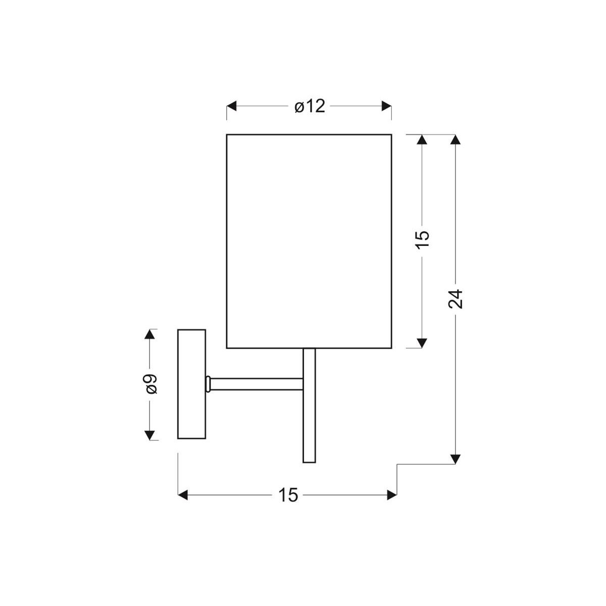Candellux YAN 21-45249 1xE14