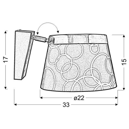 Candellux IMPRESJA 21-46324 1xE27