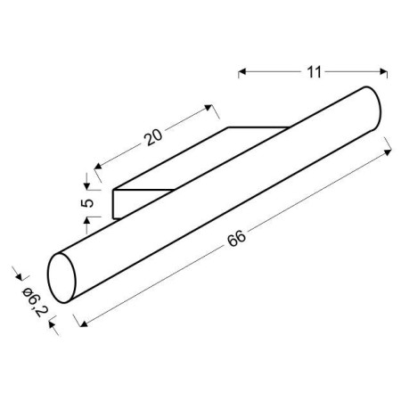 Candellux UNIVERSE 21-53947 1xLED - 560 lm - 4000K