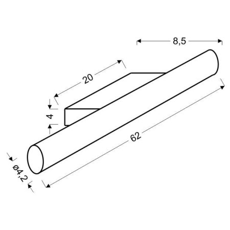 Candellux UNIVERSE 21-54036 1xLED - 460 lm - 4000K