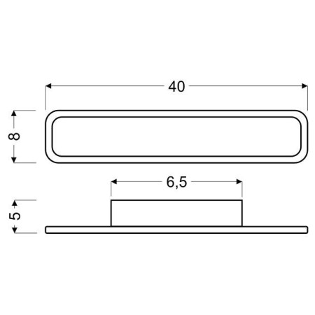 Candellux MUSE 21-69795 1xLED - 860 lm - 10W LED - 4000K