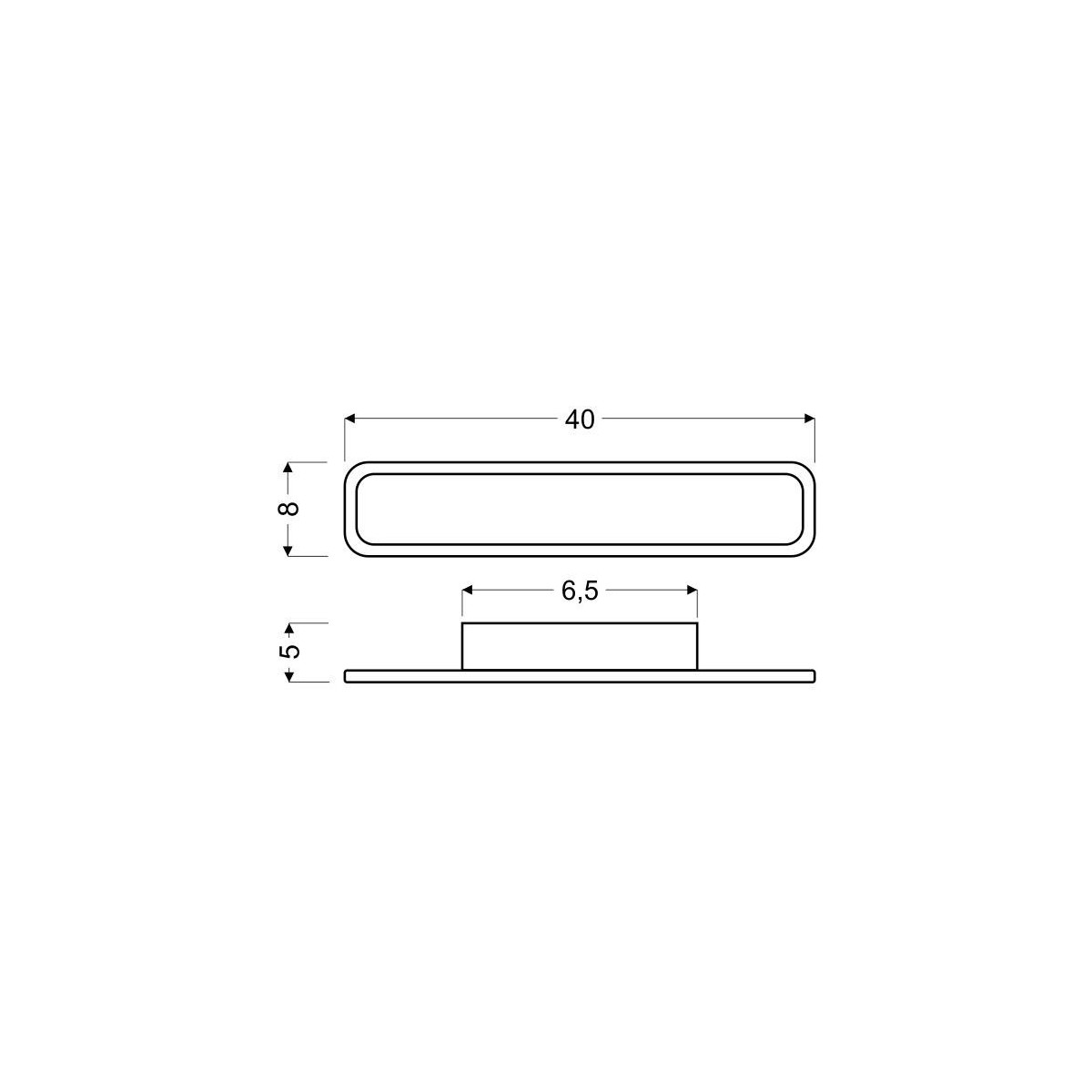 Candellux MUSE 21-69795 1xLED - 860 lm - 10W LED - 4000K