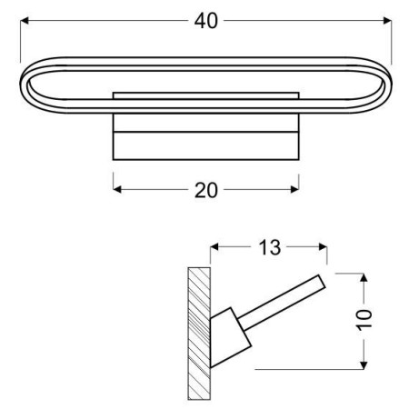 Candellux COVER 21-69801 1xLED - 1100 lm - 15W LED - 4000K