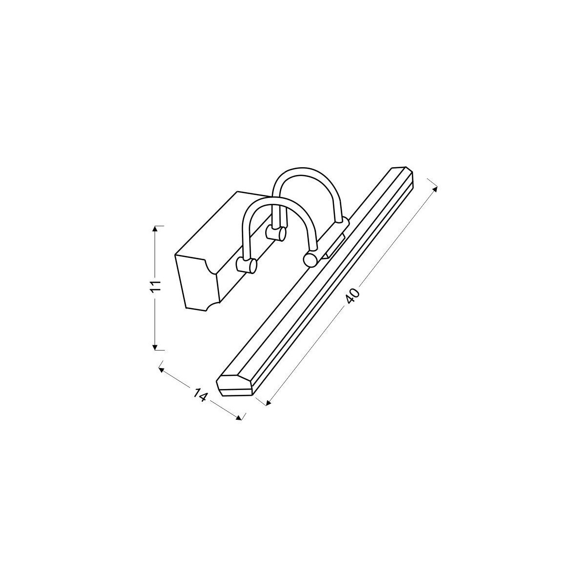 Candellux GIZEL 20-32591 1xLED - 450 lm - 5W LED - 6000K