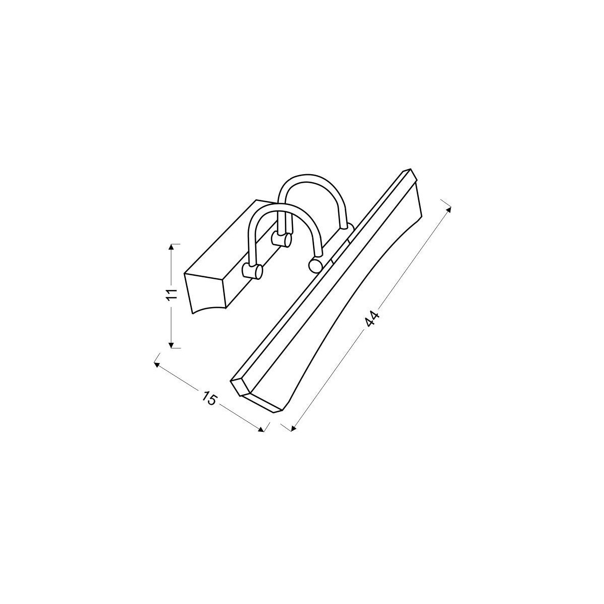 Candellux GLORY 20-32621 1xLED - 520 lm - 7W LED - 6000K
