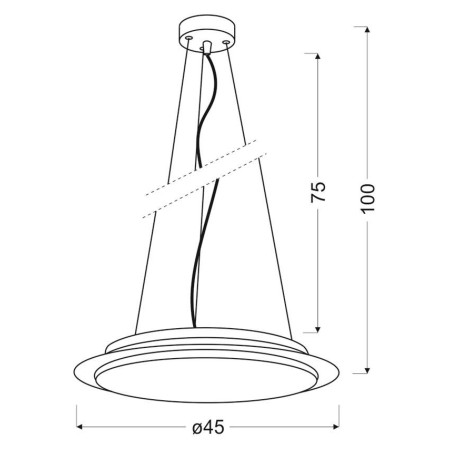 Candellux DANUA 31-69740 1xLED - 1400 lm - 3000K