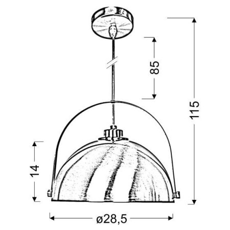 Candellux TERO 31-28105 1xE27