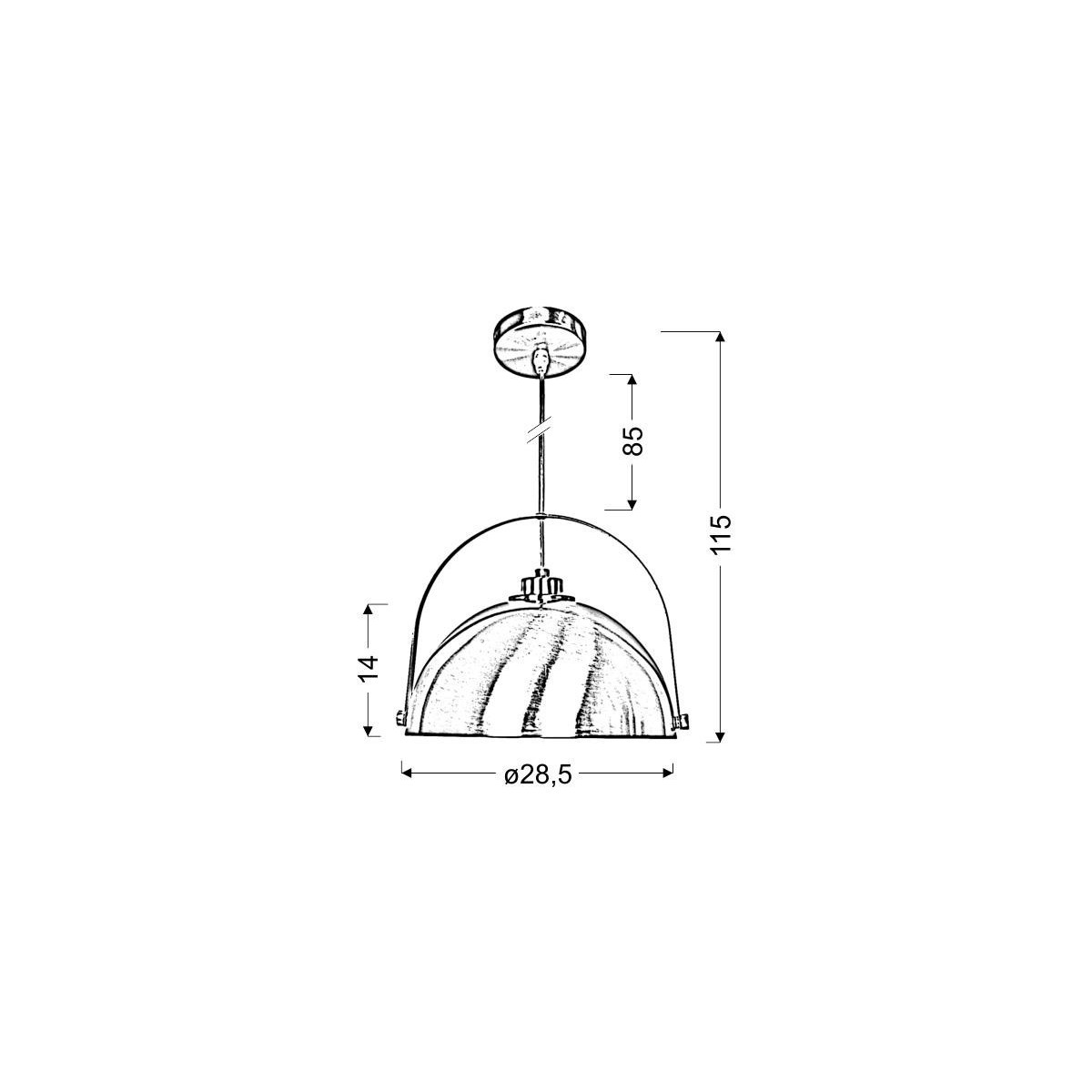 Candellux TERO 31-28105 1xE27