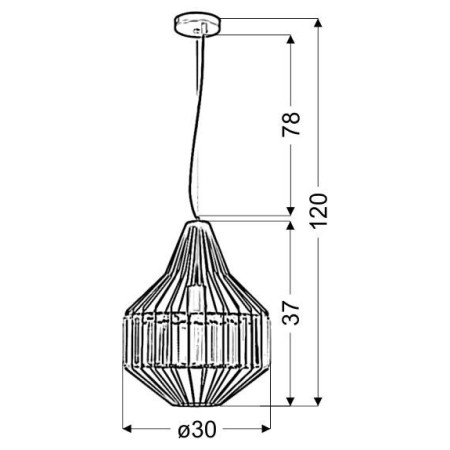 Candellux ALVARO 31-55163 1xE27