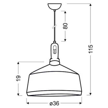 Candellux ROBINSON 31-37688 1xE27