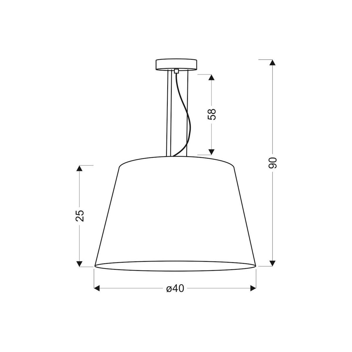 Candellux ENYO 31-27620 1xE27
