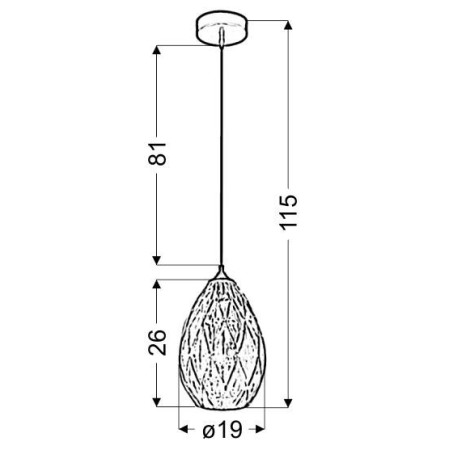 Candellux GRAN 31-51455 1xE27
