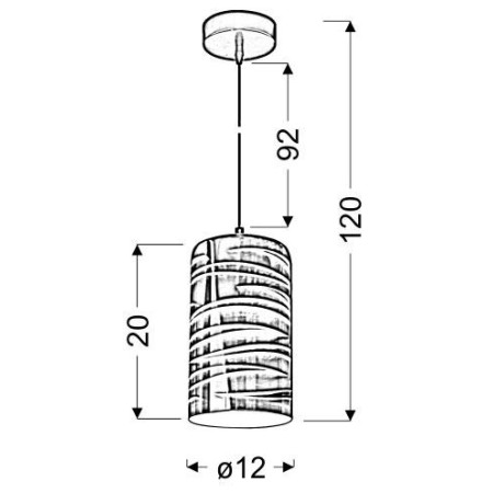 Candellux GALACTIC 31-56115 1xE27