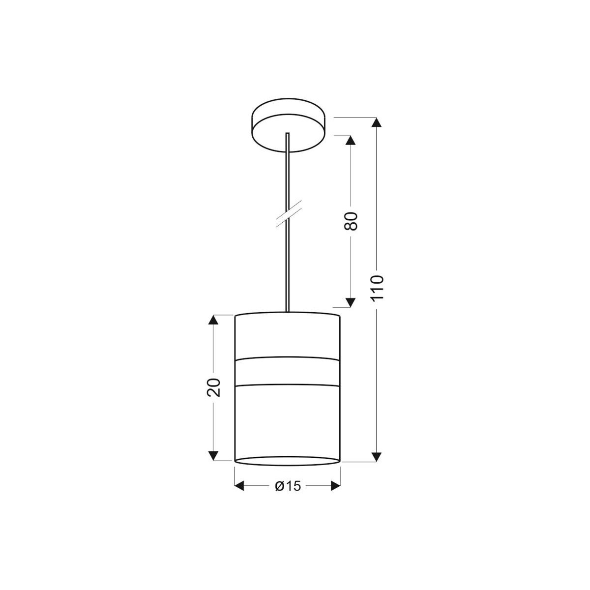 Candellux BRANDO 31-28044 1xE27