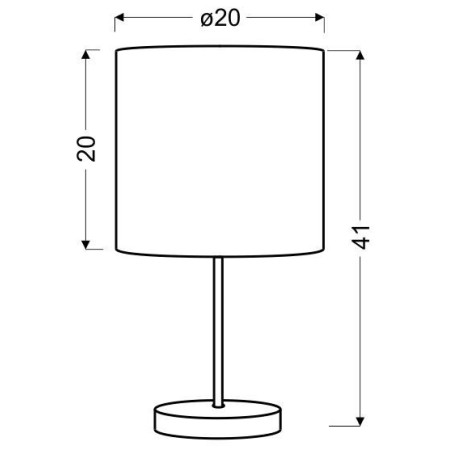 Candellux TIMBER 41-56750 1xE27