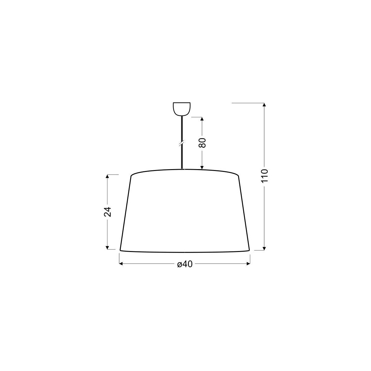 Candellux TIGER 31-94455 1xE27