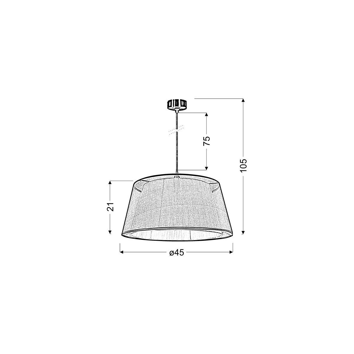 Candellux CHARLIE 31-24824 1xE27