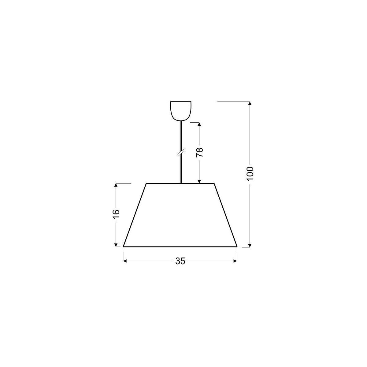 Candellux STANDARD 31-10001 1xE27