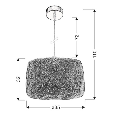 Candellux PANDA 31-51141 1xE27