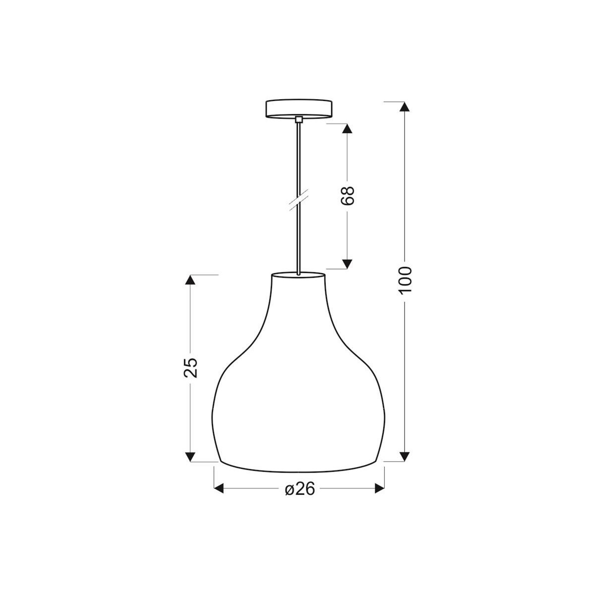 Candellux BUREN 31-50314 1xE27