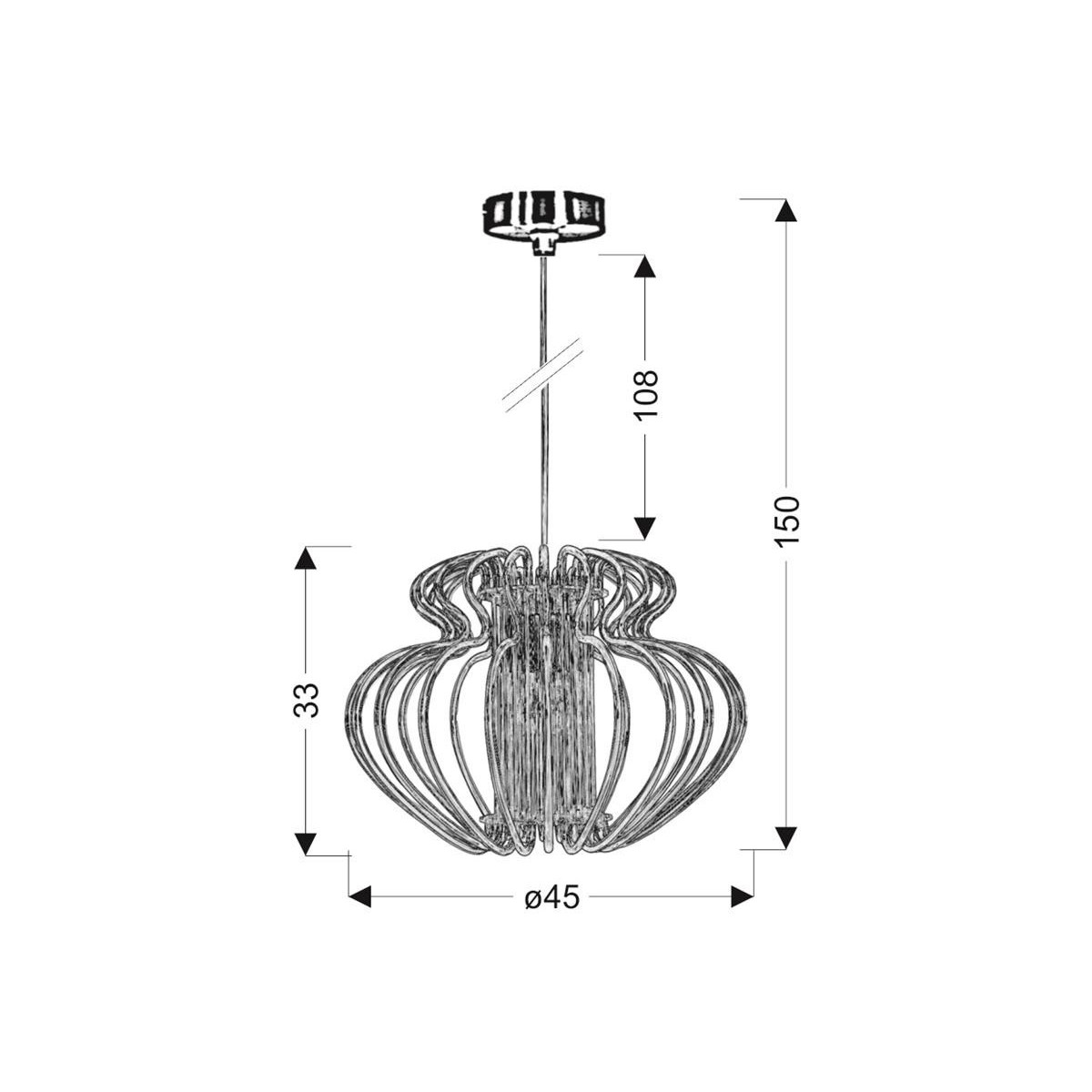 Candellux IMPERIA 31-36592 1xE27