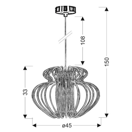 Candellux IMPERIA 31-36608 1xE27