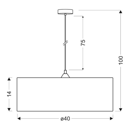 Candellux BROWN 31-58836 1xE27