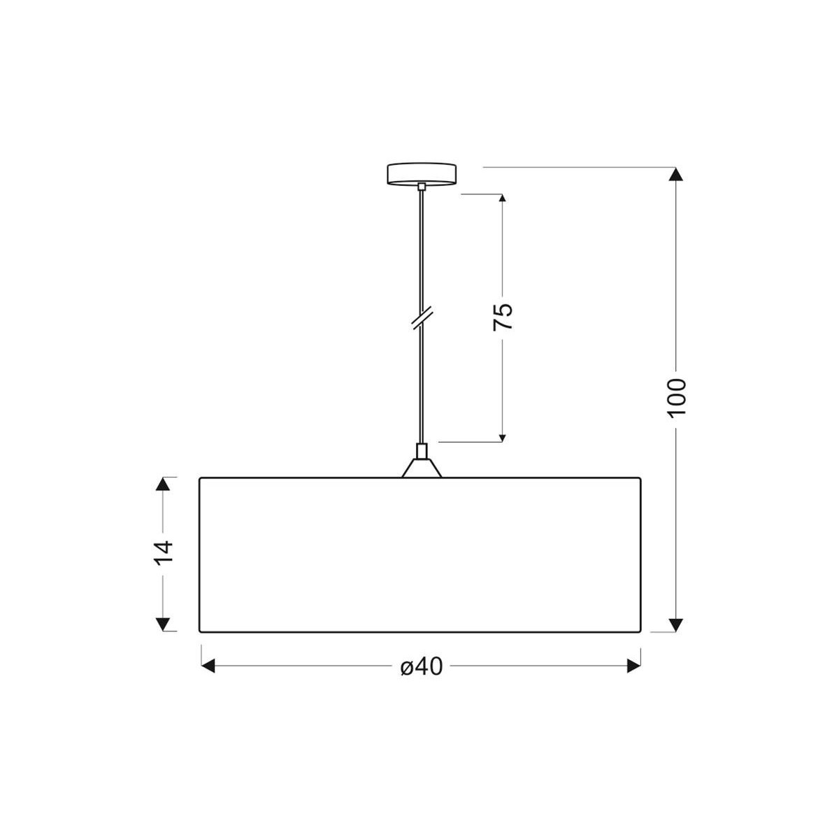 Candellux BROWN 31-58836 1xE27