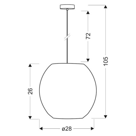 Candellux RICA 31-02556 1xE27