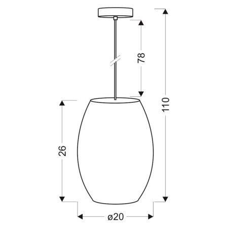 Candellux CORN 31-92536 1xE27