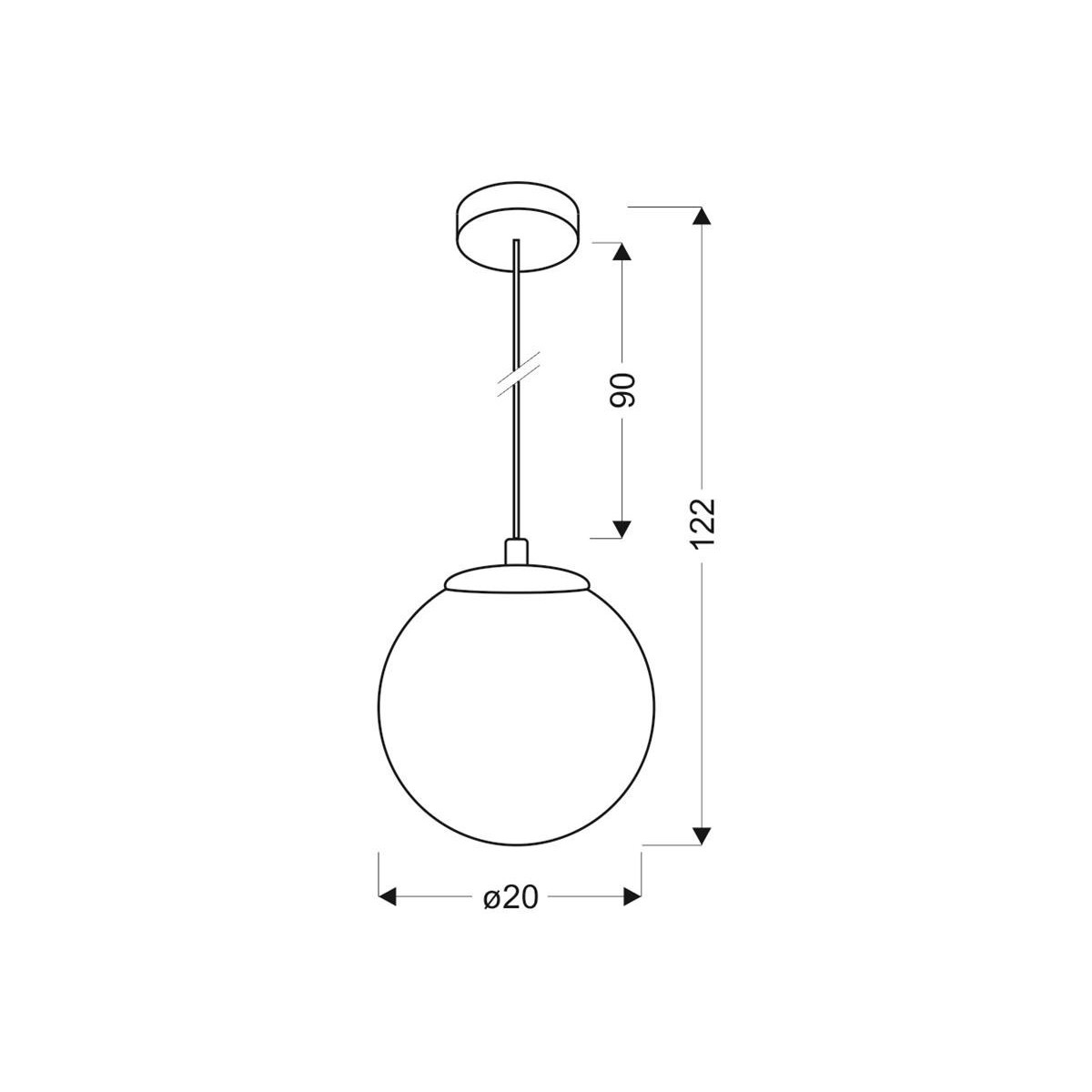 Candellux GAZE 31-43085 1xE27
