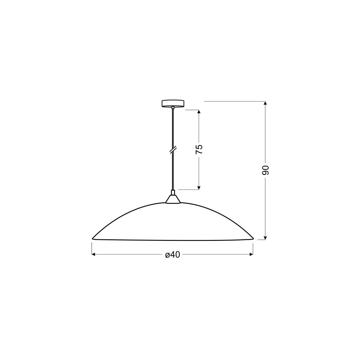Candellux BRAGA 31-09265 1xE27